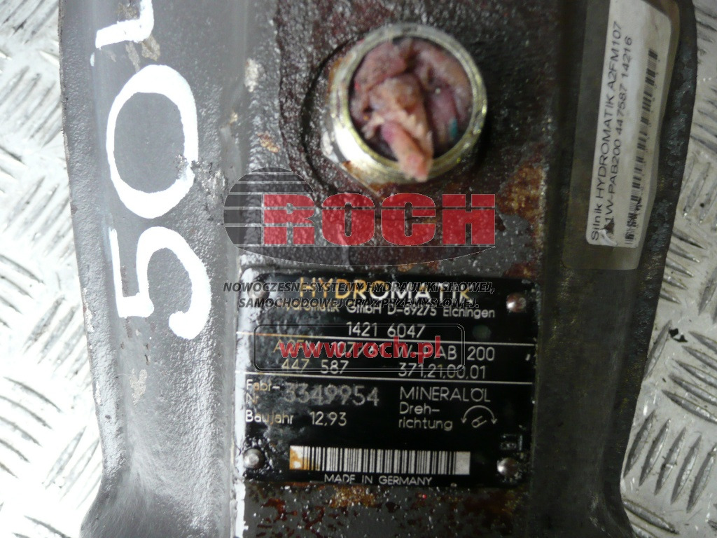 HYDROMATIK 14216047 A2FM107/61W-PAB200 447587 371.21.00.01 - Hydromotor: afbeelding 1 HYDROMATIK 14216047 A2FM107/61W-PAB200 447587 371.21.00.01 - Hydromotor: afbeelding 1