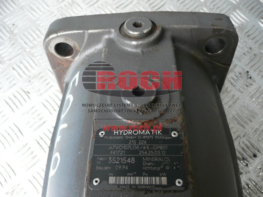HYDROMATIK 215226 A7VO107LGE/61L-DPB01 441721 256.25.03.12 - Hydraulische pomp: afbeelding 1 HYDROMATIK 215226 A7VO107LGE/61L-DPB01 441721 256.25.03.12 - Hydraulische pomp: afbeelding 1
