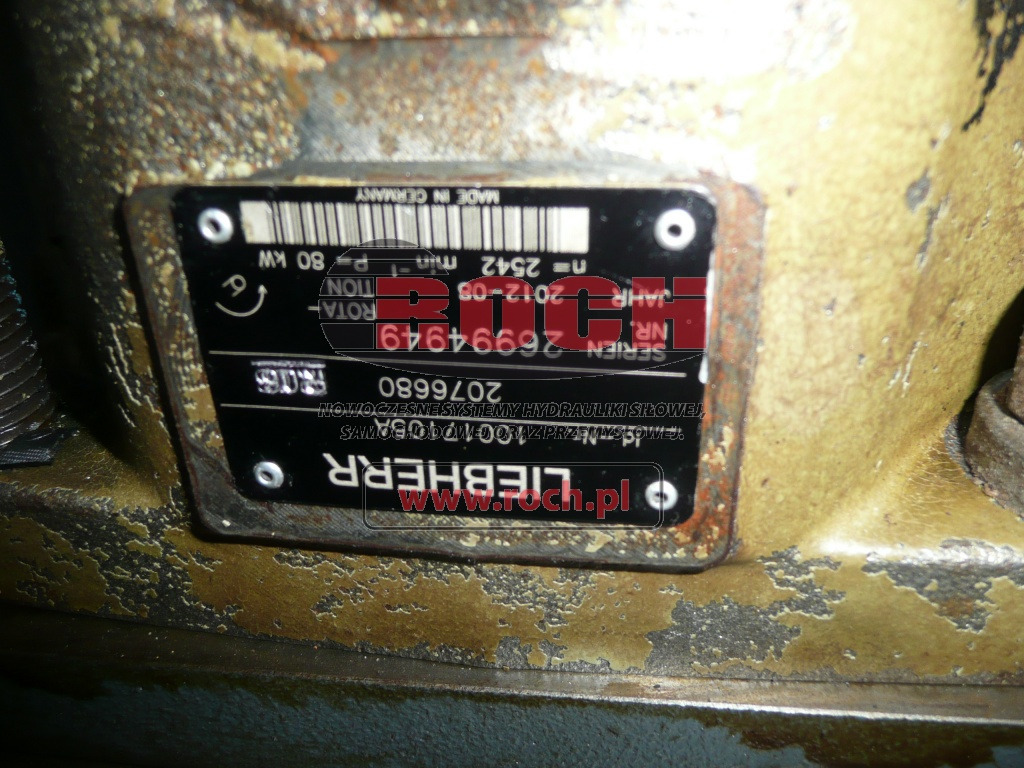 LIEBHERR + BRUENINGHAUS HYDROMATIK L08159A+ 10017105A 2076680+ A10VO45DFR1/31L-VSC12N00-S0413 0991084 02600006+ 10470652A 2136109 - Hydraulische pomp: afbeelding 2 LIEBHERR + BRUENINGHAUS HYDROMATIK L08159A+ 10017105A 2076680+ A10VO45DFR1/31L-VSC12N00-S0413 0991084 02600006+ 10470652A 2136109 - Hydraulische pomp: afbeelding 2