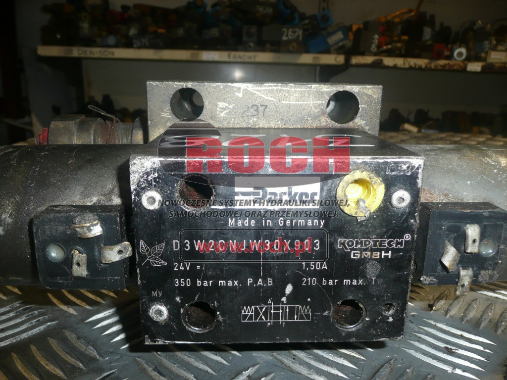 PARKER KOŚĆ - 1 SEKCYJNY + D3W2CNJW30X903 + MSM 924586-012 24V - Hydraulisch ventiel: afbeelding 1 PARKER KOŚĆ - 1 SEKCYJNY + D3W2CNJW30X903 + MSM 924586-012 24V - Hydraulisch ventiel: afbeelding 1