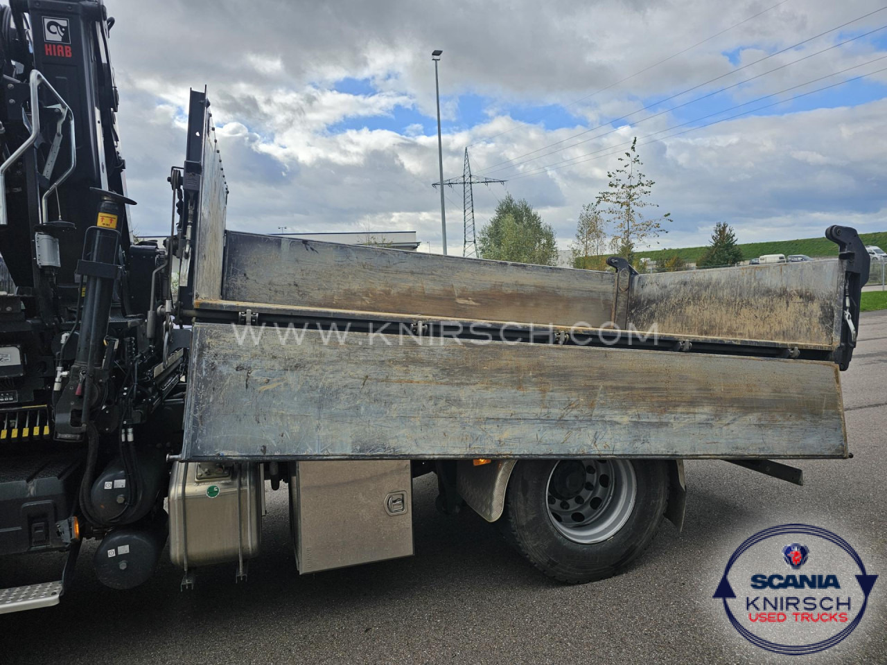 SCANIA G 320 B4x2NA 3-Seitenkipper Dautel mit Kran Hiab - Kipper bestelwagen: afbeelding 5 SCANIA G 320 B4x2NA 3-Seitenkipper Dautel mit Kran Hiab - Kipper bestelwagen: afbeelding 5