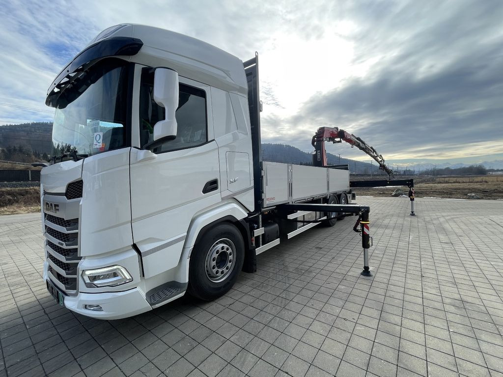 Nieuw Vrachtwagen met open laadbak, Kraanwagen DAF XF 480 FAN Kranwagen: afbeelding 12
