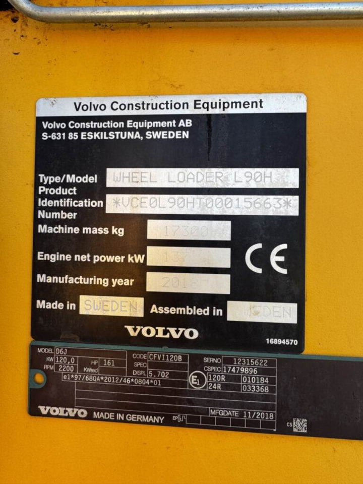 Wiellader Volvo L90H: afbeelding 19
