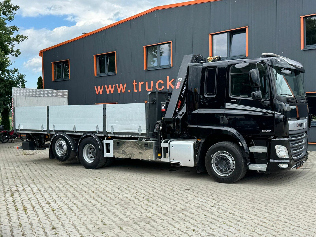 DAF CF 450 FAN 6x2 Pritsche mit Kran HIAB 188 E-6 - Kraanwagen: afbeelding 5 DAF CF 450 FAN 6x2 Pritsche mit Kran HIAB 188 E-6 - Kraanwagen: afbeelding 5