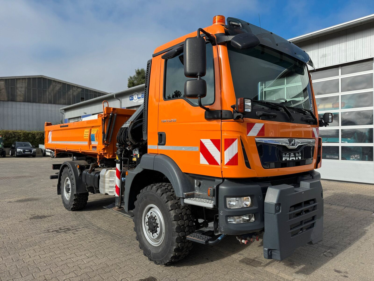 MAN TGM 13.250 4x4 Kipper Kran HIAB Winterd. - Kraanwagen: afbeelding 1 MAN TGM 13.250 4x4 Kipper Kran HIAB Winterd. - Kraanwagen: afbeelding 1