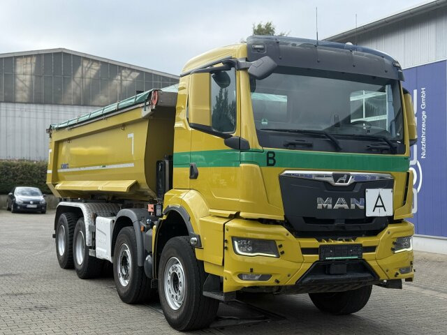 MAN TGS 32.470 8x4 Muldenkipper Schmitz elekt. Plane - Kipper vrachtwagen: afbeelding 1 MAN TGS 32.470 8x4 Muldenkipper Schmitz elekt. Plane - Kipper vrachtwagen: afbeelding 1