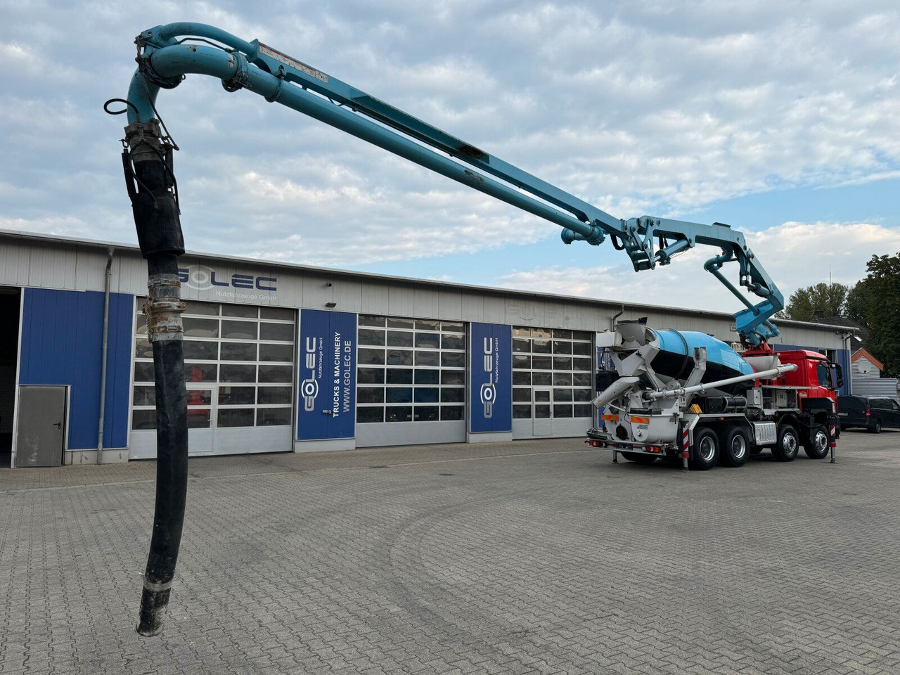 Betonpomp Mercedes-Benz AROCS 3243 8x4 Euro 6 Pumi Putzmeister TMM 24-3: afbeelding 6
