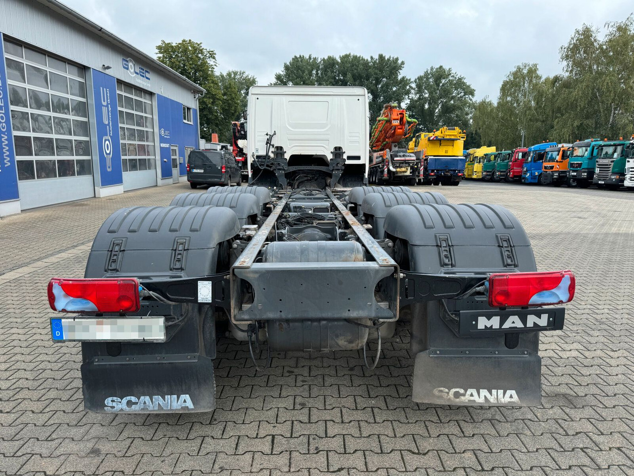 Chassis vrachtwagen, Kraanwagen Scania G 410 B8x2*6 NB LNG Fahrgestell Nebenantrieb: afbeelding 6