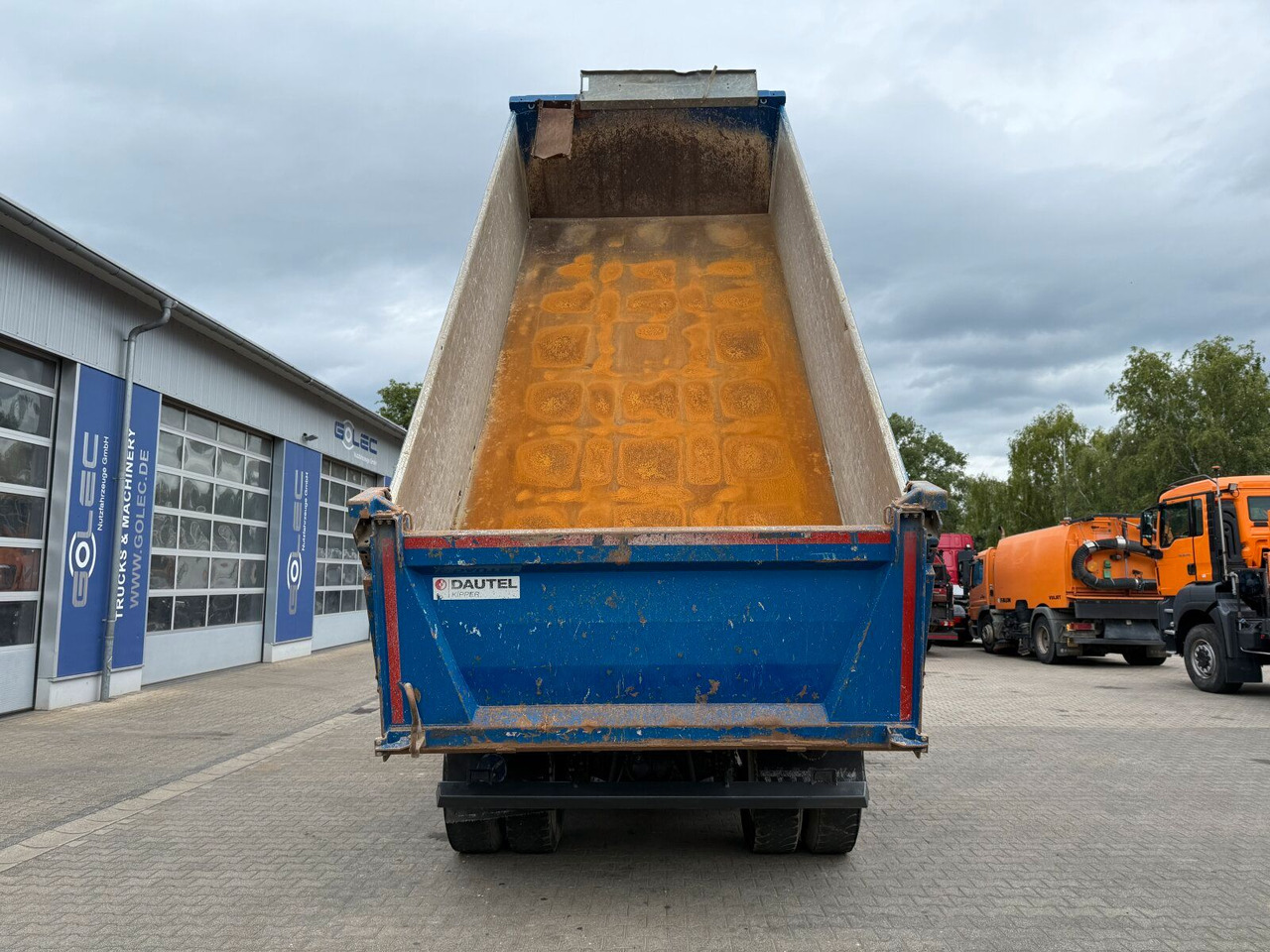 Kipper vrachtwagen Scania P 410 8x4 Dreiseitenkipper DAUTEL: afbeelding 8