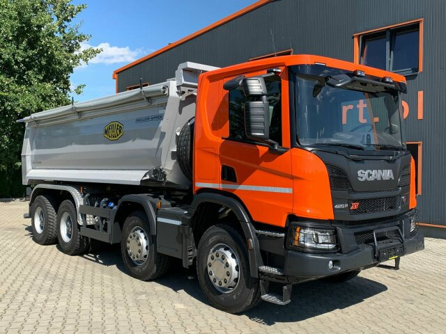 Scania P 420 8x4 Kipper Meiller 18,5m3 Euro 6 - Kipper vrachtwagen: afbeelding 1 Scania P 420 8x4 Kipper Meiller 18,5m3 Euro 6 - Kipper vrachtwagen: afbeelding 1