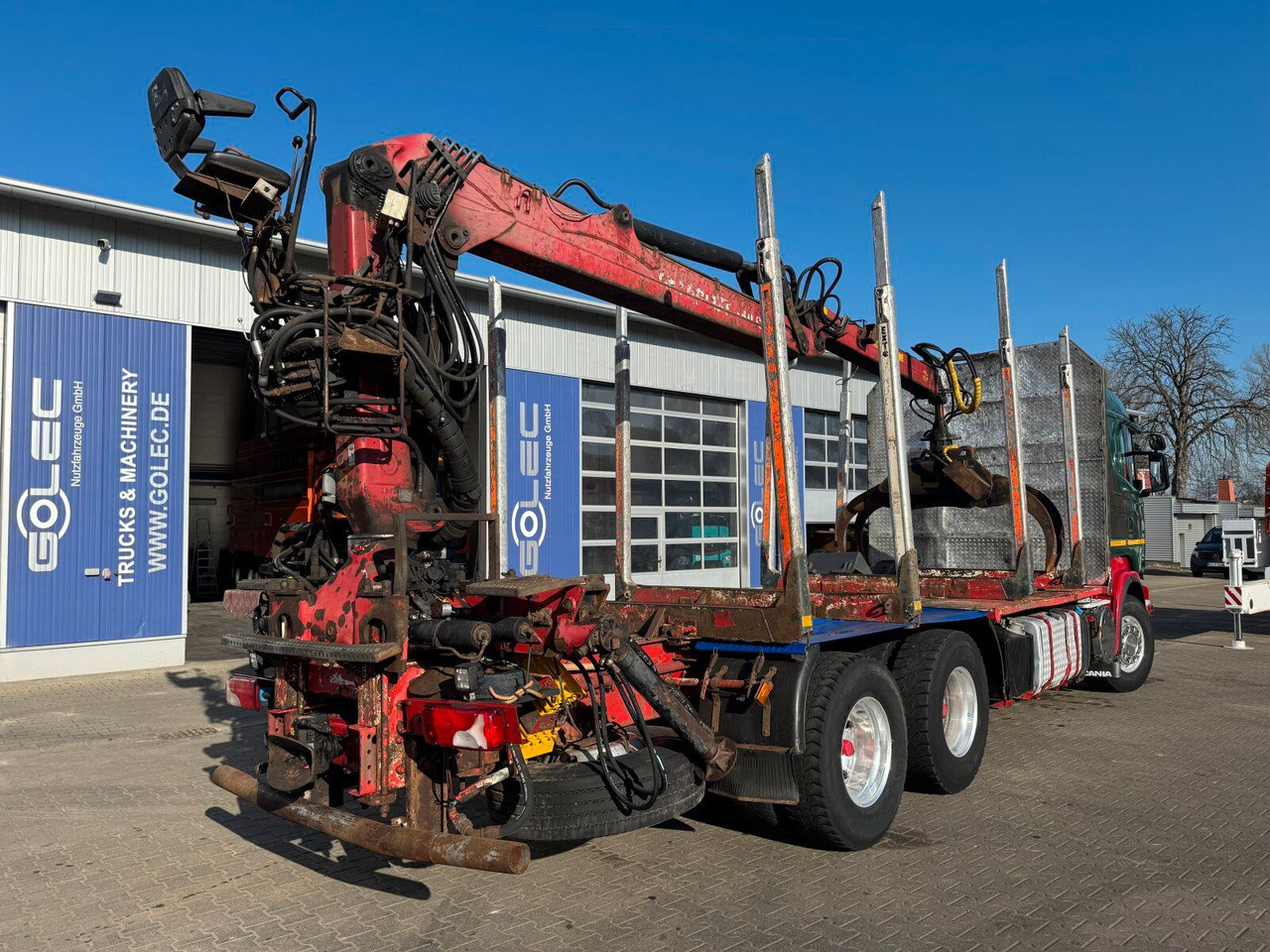 Scania R560 6x4 Holztransport Kran LOGLIFT HIAB 140S79R - Houttransport, Kraanwagen: afbeelding 2 Scania R560 6x4 Holztransport Kran LOGLIFT HIAB 140S79R - Houttransport, Kraanwagen: afbeelding 2