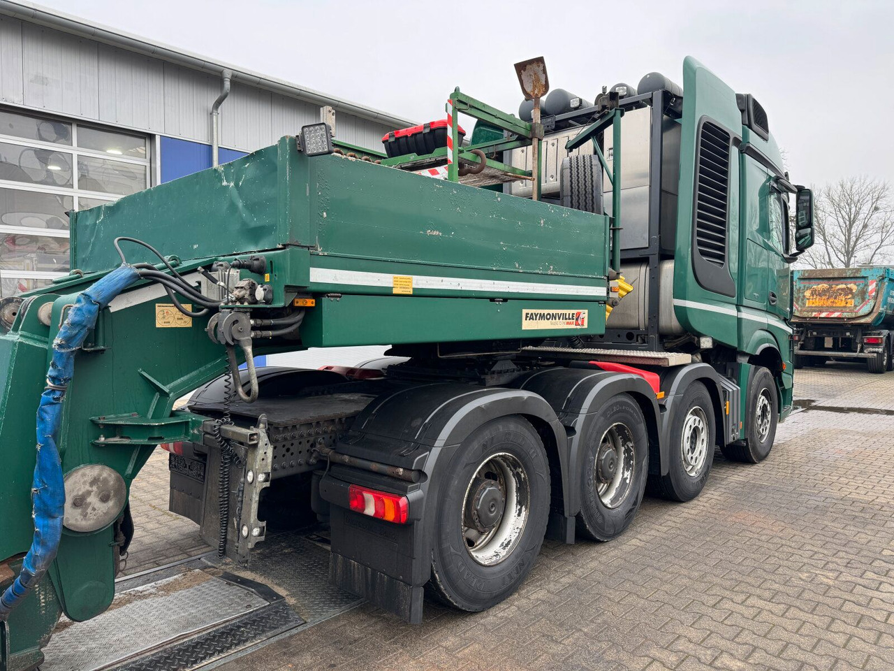 Mercedes-Benz ACTROS 4163 8x4 Schwerlast +Tieflader 4+2 *83 T - Trekker: afbeelding 5 Mercedes-Benz ACTROS 4163 8x4 Schwerlast +Tieflader 4+2 *83 T - Trekker: afbeelding 5
