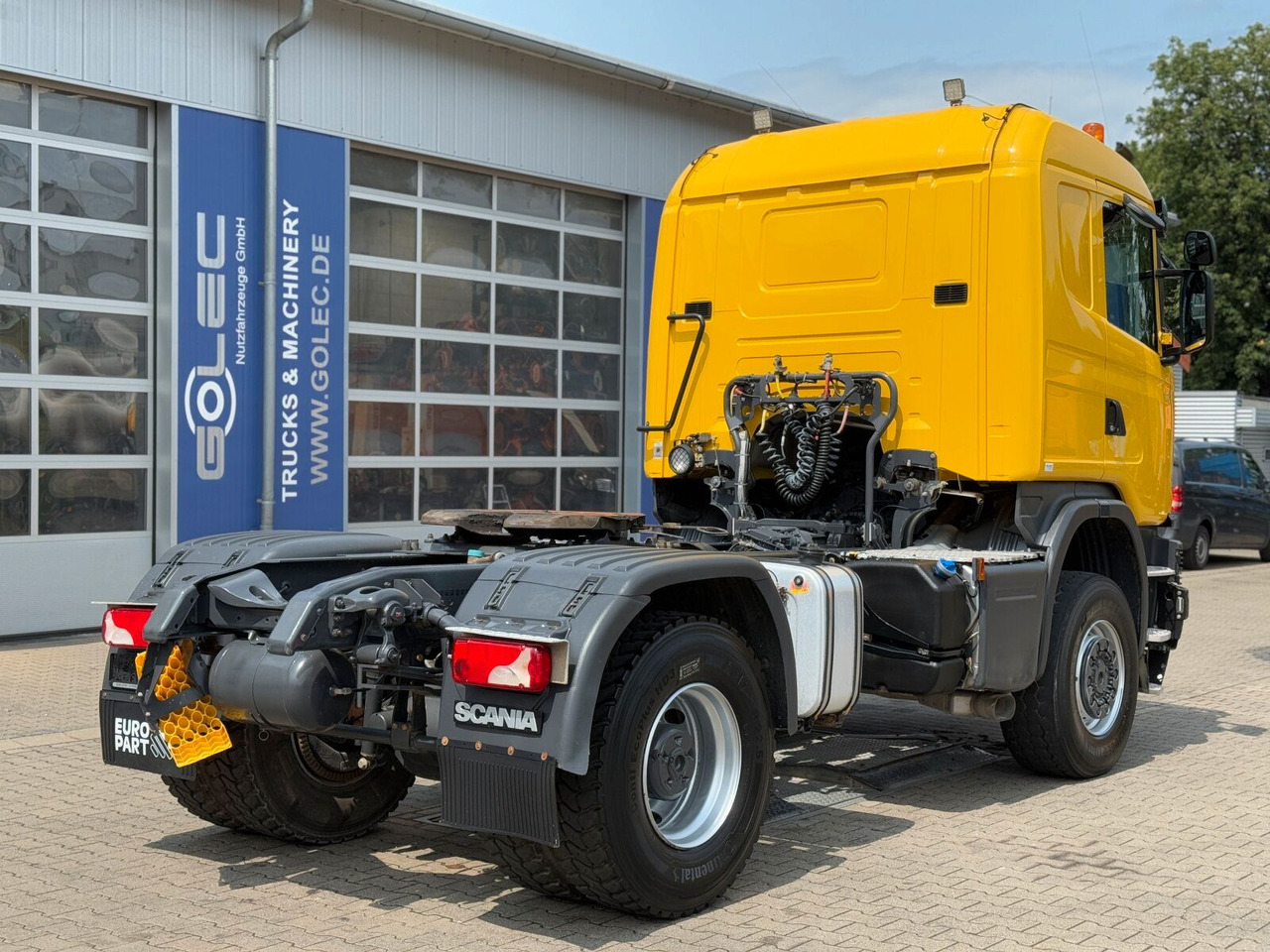 Scania G450 4x4 Euro 6 SZM Kipphydraulik Blatt/ Luft - Trekker: afbeelding 3 Scania G450 4x4 Euro 6 SZM Kipphydraulik Blatt/ Luft - Trekker: afbeelding 3
