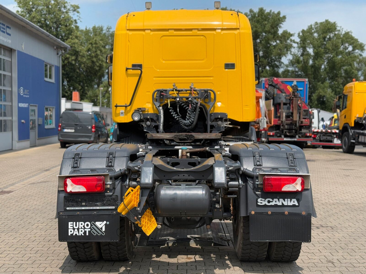 Scania G450 4x4 Euro 6 SZM Kipphydraulik Blatt/ Luft - Trekker: afbeelding 4 Scania G450 4x4 Euro 6 SZM Kipphydraulik Blatt/ Luft - Trekker: afbeelding 4