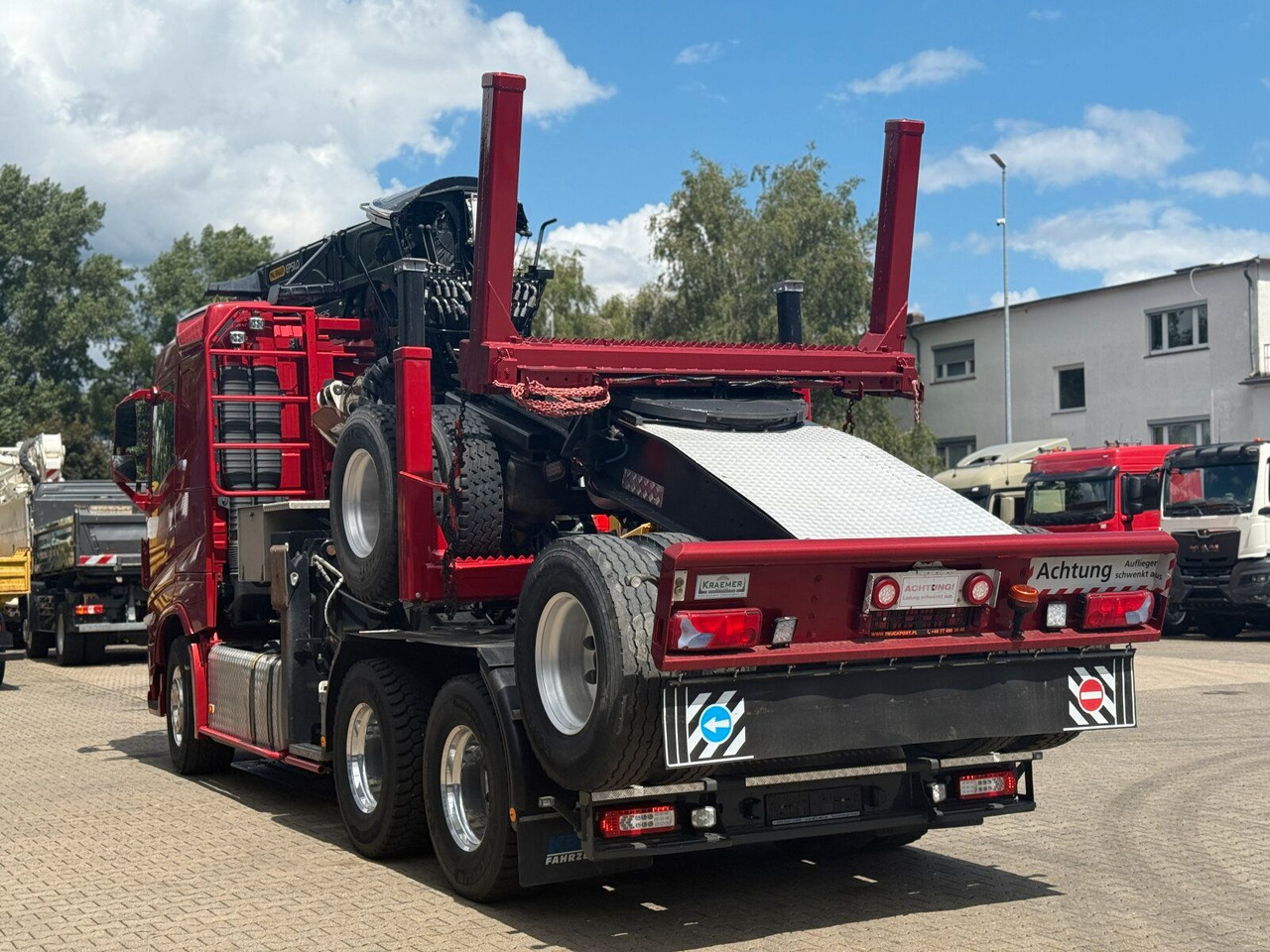 Volvo FH 540 6x4 Langholztransporter Kran + Anhänger - Houttransport, Kraanwagen: afbeelding 5 Volvo FH 540 6x4 Langholztransporter Kran + Anhänger - Houttransport, Kraanwagen: afbeelding 5
