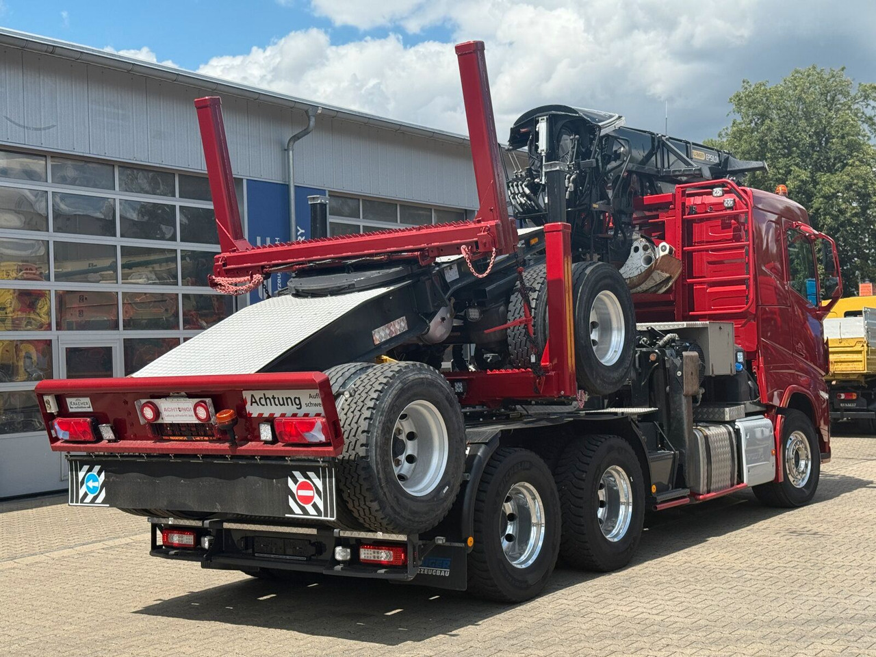 Volvo FH 540 6x4 Langholztransporter Kran + Anhänger - Houttransport, Kraanwagen: afbeelding 3 Volvo FH 540 6x4 Langholztransporter Kran + Anhänger - Houttransport, Kraanwagen: afbeelding 3
