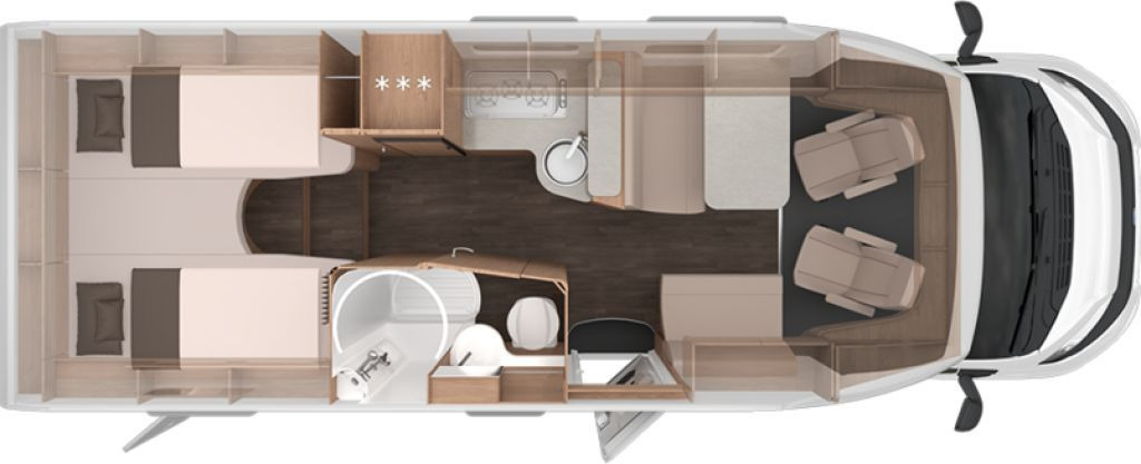 Knaus L!VE TI 700 MEG Platinum Selection 180 PS/Automa - Half integraal camper: afbeelding 2 Knaus L!VE TI 700 MEG Platinum Selection 180 PS/Automa - Half integraal camper: afbeelding 2