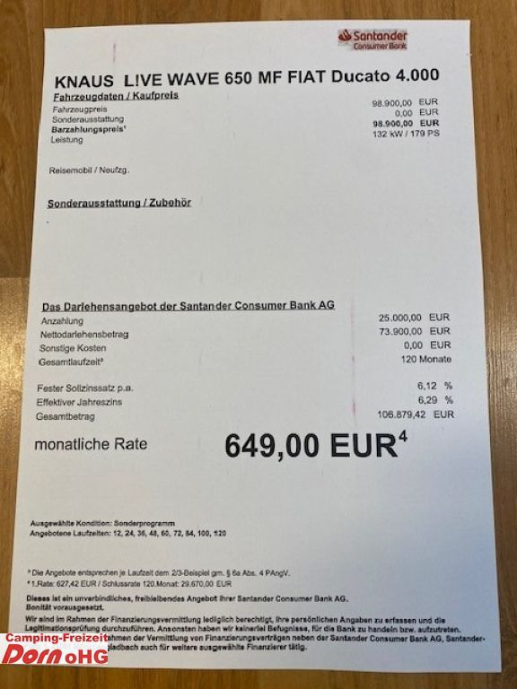 Knaus L!VE WAVE 650 MF Automatik/180 PS/Heavy - Half integraal camper: afbeelding 5 Knaus L!VE WAVE 650 MF Automatik/180 PS/Heavy - Half integraal camper: afbeelding 5
