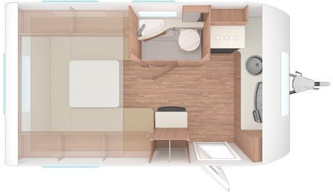 Weinsberg CaraOne 390 PUH Hubbett-Im Zulauf - Caravan: afbeelding 2 Weinsberg CaraOne 390 PUH Hubbett-Im Zulauf - Caravan: afbeelding 2