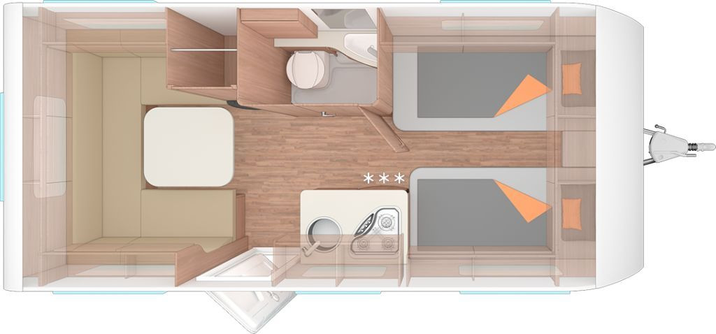Weinsberg CaraOne 480 EU Auflastung 1500 kg - Caravan: afbeelding 2 Weinsberg CaraOne 480 EU Auflastung 1500 kg - Caravan: afbeelding 2
