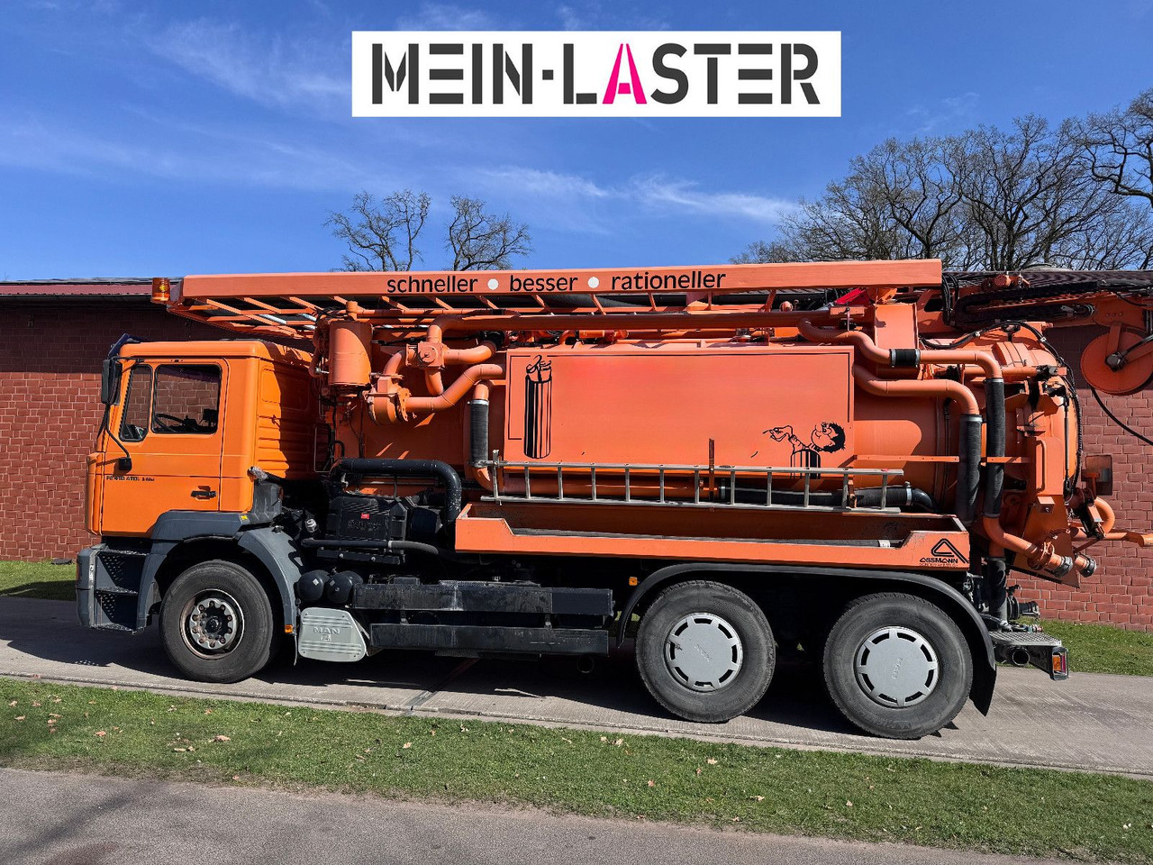 MAN FE 410 Assmann Saug HD Spüler Recycling +  FB. - Vacuümwagen: afbeelding 4 MAN FE 410 Assmann Saug HD Spüler Recycling +  FB. - Vacuümwagen: afbeelding 4