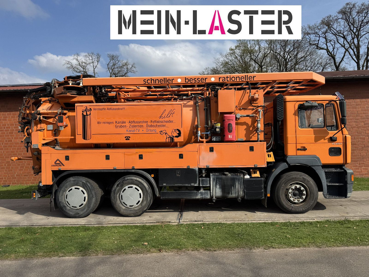 MAN FE 410 Assmann Saug HD Spüler Recycling + FB. - Vacuümwagen: afbeelding 3 MAN FE 410 Assmann Saug HD Spüler Recycling + FB. - Vacuümwagen: afbeelding 3