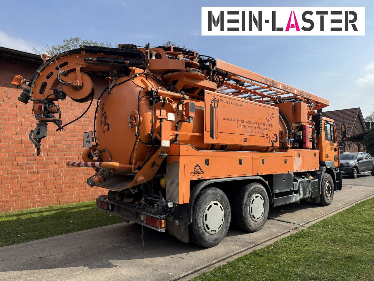 MAN FE 410 Assmann Saug HD Spüler Recycling + FB. - Vacuümwagen: afbeelding 5 MAN FE 410 Assmann Saug HD Spüler Recycling + FB. - Vacuümwagen: afbeelding 5