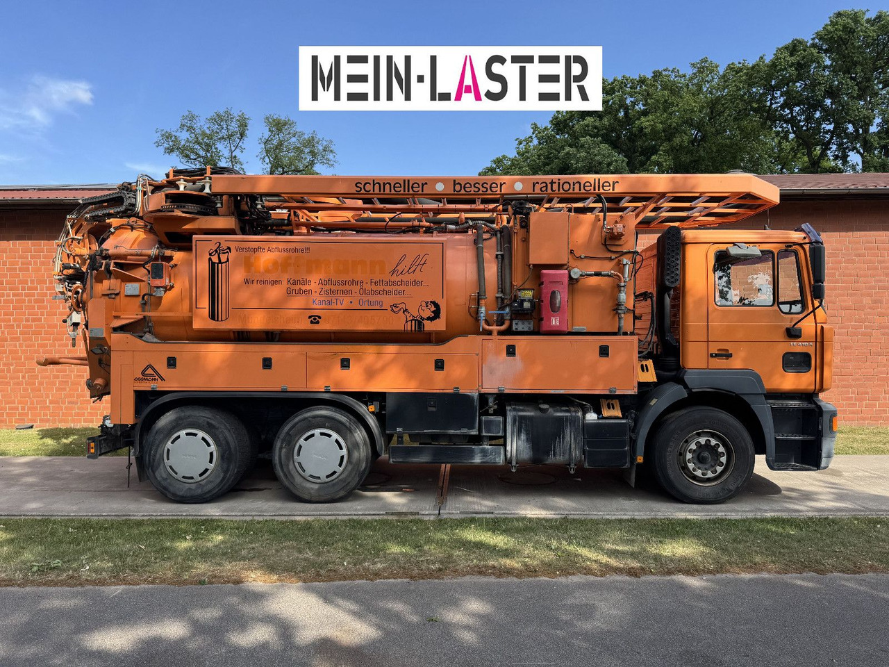 MAN FE 410 Assmann Saug HD Spüler Recycling + FB. - Vacuümwagen: afbeelding 3 MAN FE 410 Assmann Saug HD Spüler Recycling + FB. - Vacuümwagen: afbeelding 3