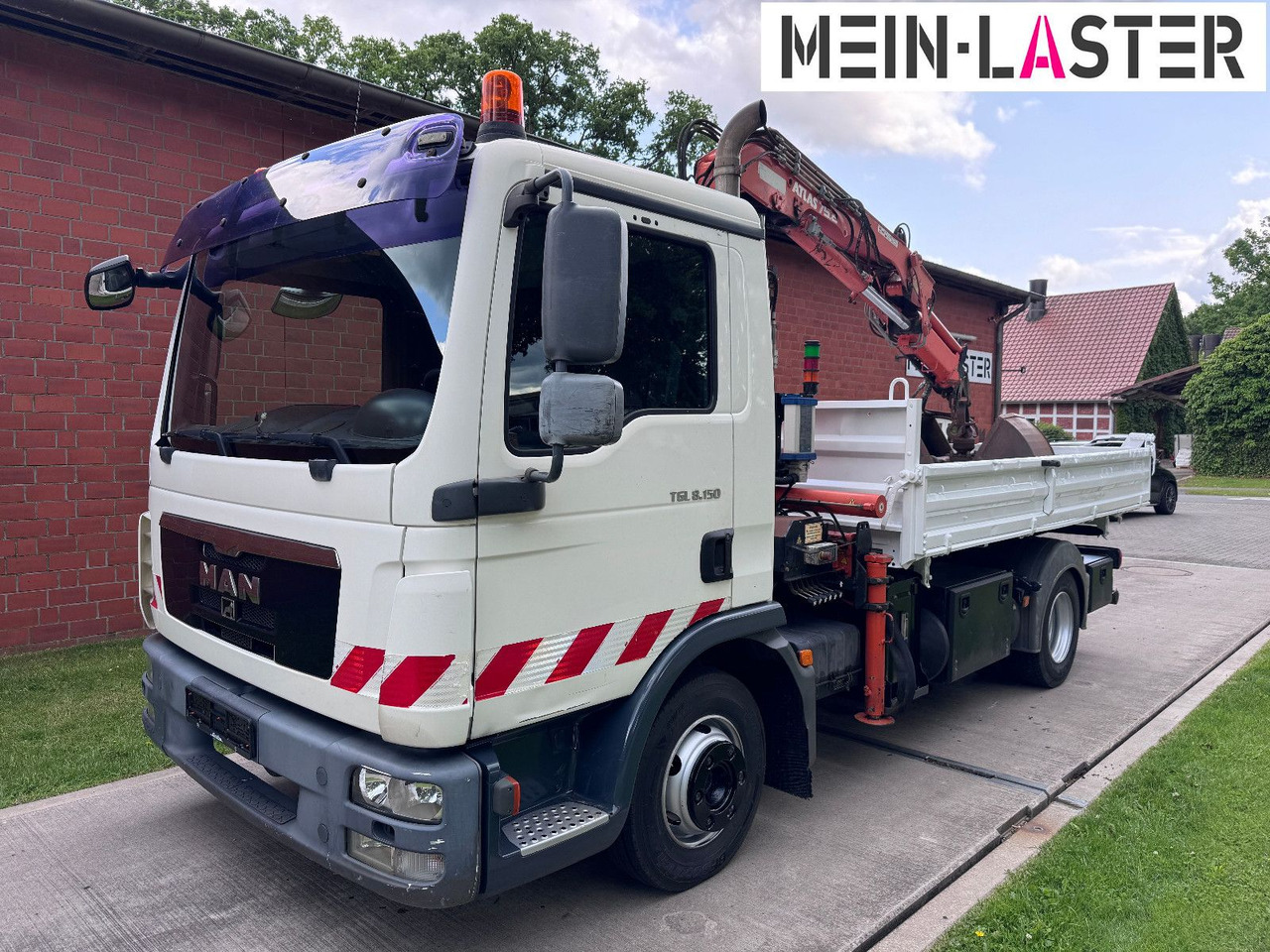 MAN TGL 8.150 3 S-Kipper Atlas 75 10m -1t. Funk FB - Kipper bestelwagen: afbeelding 3 MAN TGL 8.150 3 S-Kipper Atlas 75 10m -1t. Funk FB - Kipper bestelwagen: afbeelding 3