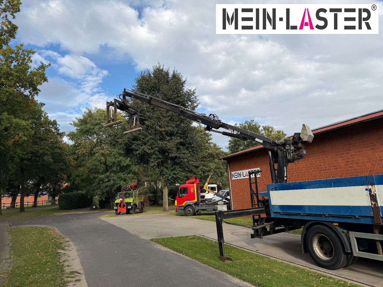 Vrachtwagen met open laadbak, Kraanwagen Mercedes-Benz 1823 Atego Atlas 105.2 1.Hand nur 226.000 km: afbeelding 10