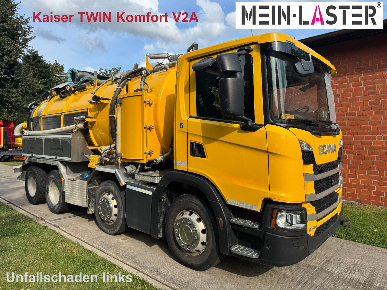 Scania G 450 8x4 Kaiser Twister Komfort V2A Funk - Vacuümwagen: afbeelding 1 Scania G 450 8x4 Kaiser Twister Komfort V2A Funk - Vacuümwagen: afbeelding 1