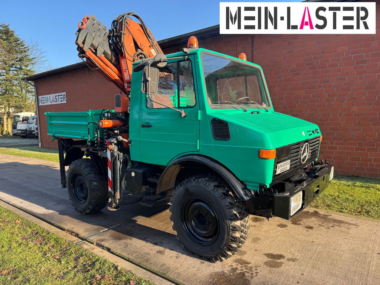Unimog U 1200 Atlas 75.2 Kran 14 m Funk FB *1. Hand - Kraanwagen: afbeelding 4 Unimog U 1200 Atlas 75.2 Kran 14 m Funk FB *1. Hand - Kraanwagen: afbeelding 4