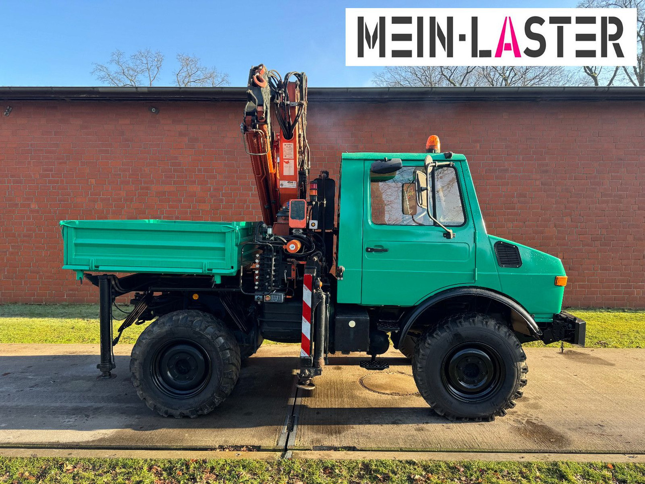 Unimog U 1200 Atlas 75.2 Kran 14 m Funk FB *1. Hand - Kraanwagen: afbeelding 5 Unimog U 1200 Atlas 75.2 Kran 14 m Funk FB *1. Hand - Kraanwagen: afbeelding 5