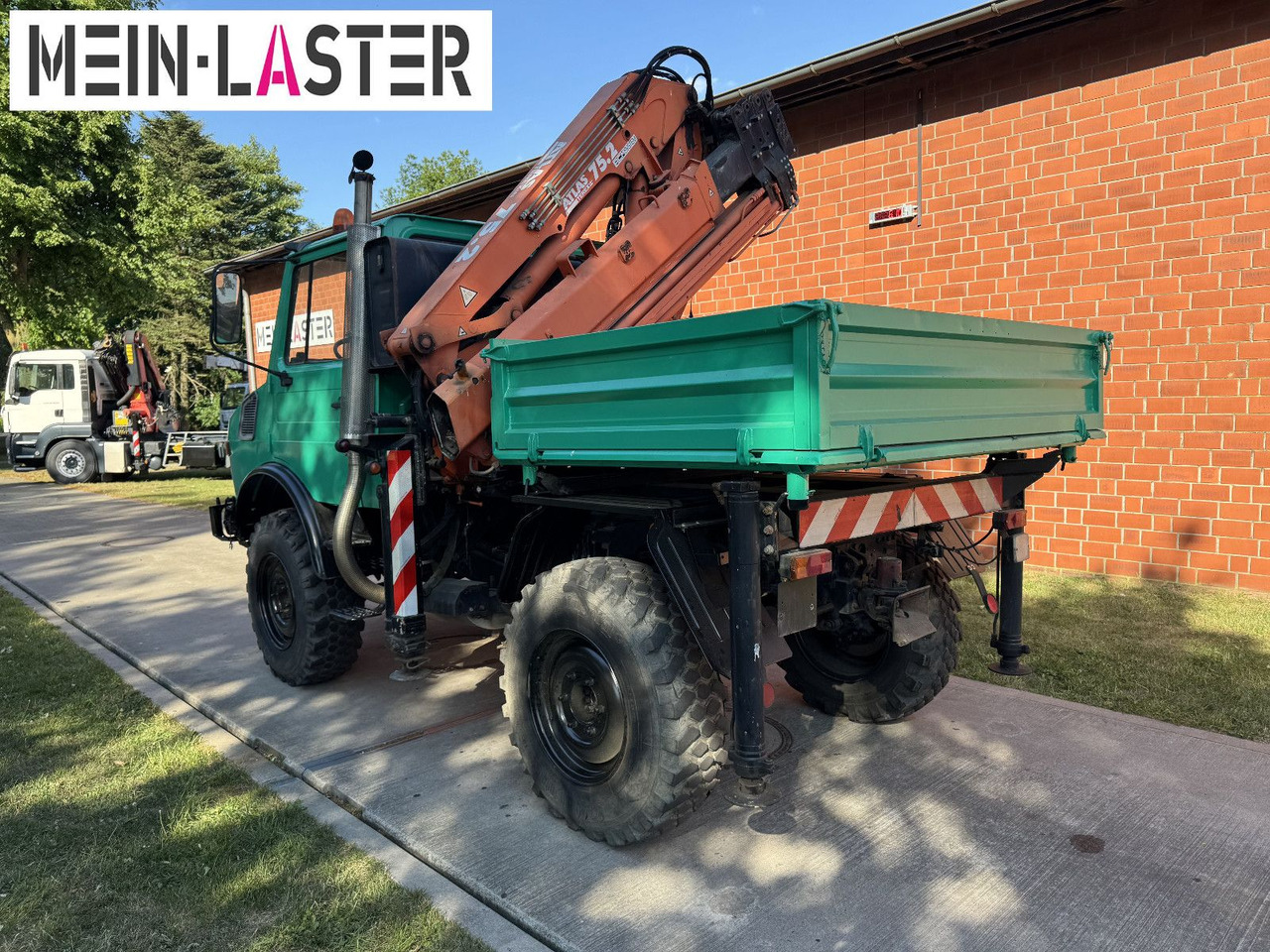 Unimog U 1200 Atlas 75.2 Kran 14 m Funk FB *1. Hand - Kraanwagen: afbeelding 5 Unimog U 1200 Atlas 75.2 Kran 14 m Funk FB *1. Hand - Kraanwagen: afbeelding 5