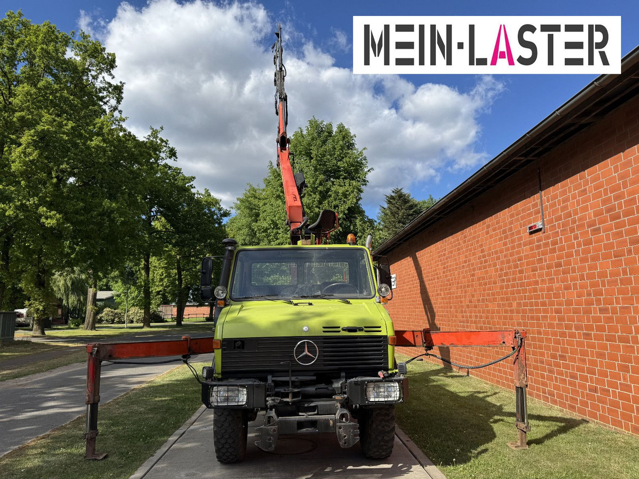 Kraanwagen Unimog U 1650 PK 10500 Kran 15 m max. 3,9 t Seilwinde: afbeelding 18
