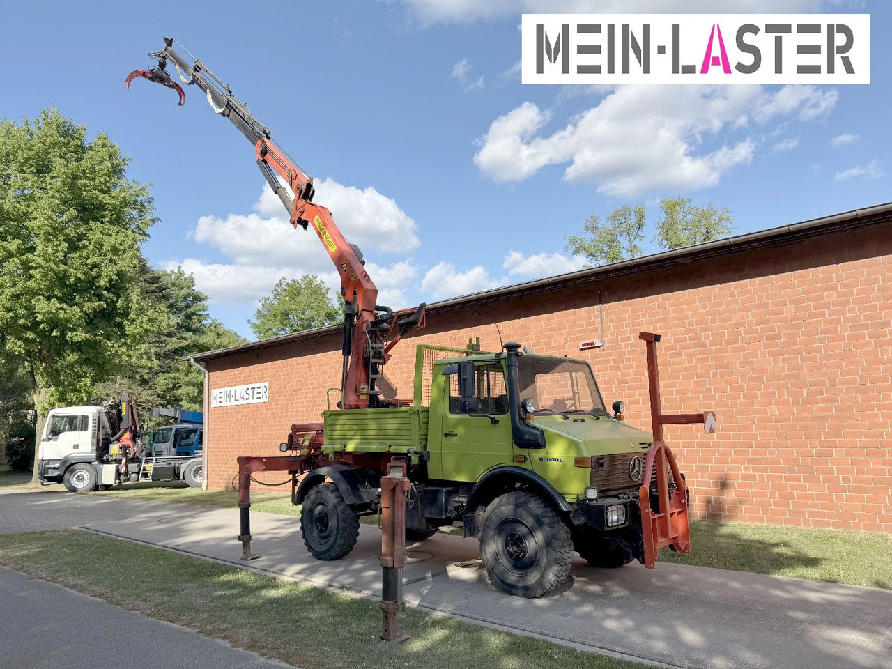 Kraanwagen Unimog U 1650 PK 10500 Kran 15 m max. 3,9 t Seilwinde: afbeelding 16