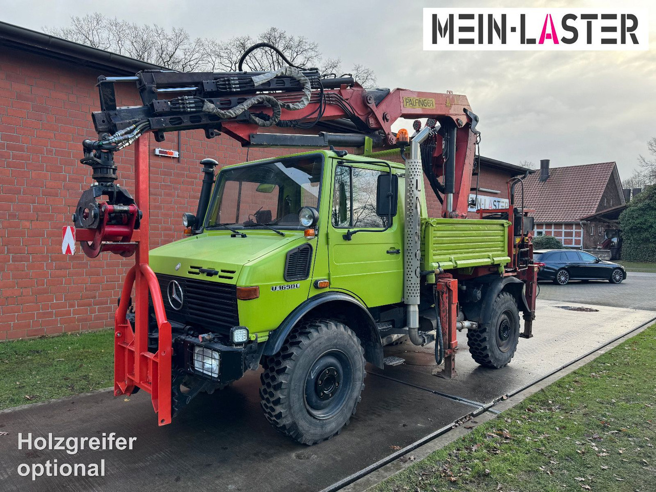 Unimog U 1650 PK 10500 Kran 15 m max. 3,9 t Seilwinde - Kraanwagen: afbeelding 3 Unimog U 1650 PK 10500 Kran 15 m max. 3,9 t Seilwinde - Kraanwagen: afbeelding 3
