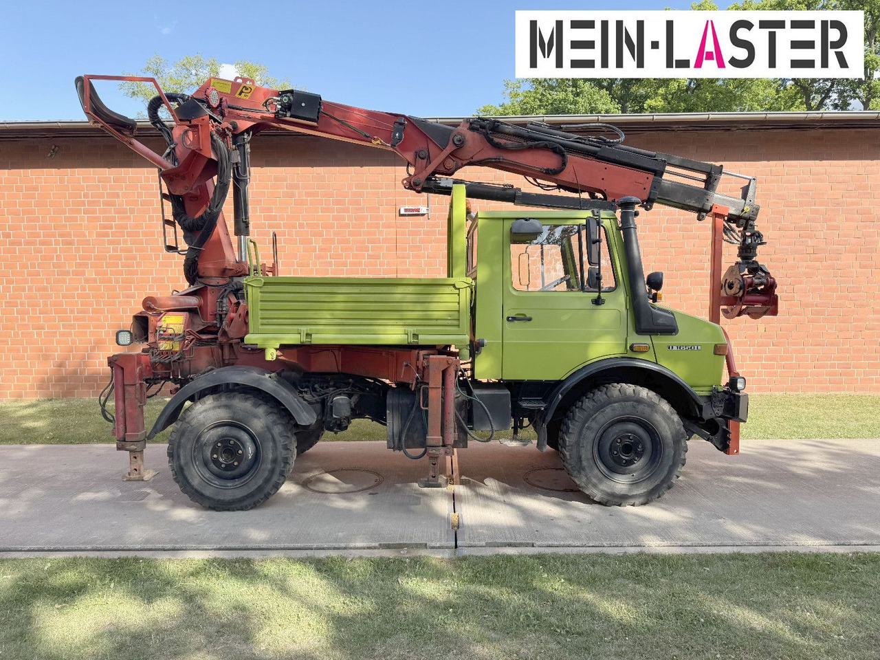 Kraanwagen Unimog U 1650 PK 10500 Kran 15 m max. 3,9 t Seilwinde: afbeelding 6