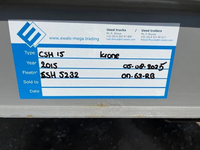 Krone 5x 2015 MEGA P400 HUCKEPACK FLAT - Vlakke/ Open oplegger: afbeelding 2 Krone 5x 2015 MEGA P400 HUCKEPACK FLAT - Vlakke/ Open oplegger: afbeelding 2