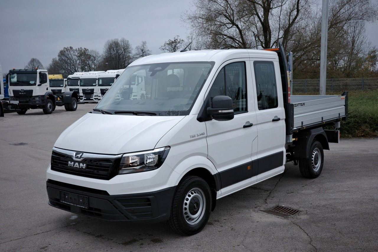 MAN TGE 3.140 L4 DoKa (3+4) 3-Seiten-Kipper - Kipper bestelwagen, Bestelwagen met dubbele cabine: afbeelding 1 MAN TGE 3.140 L4 DoKa (3+4) 3-Seiten-Kipper - Kipper bestelwagen, Bestelwagen met dubbele cabine: afbeelding 1