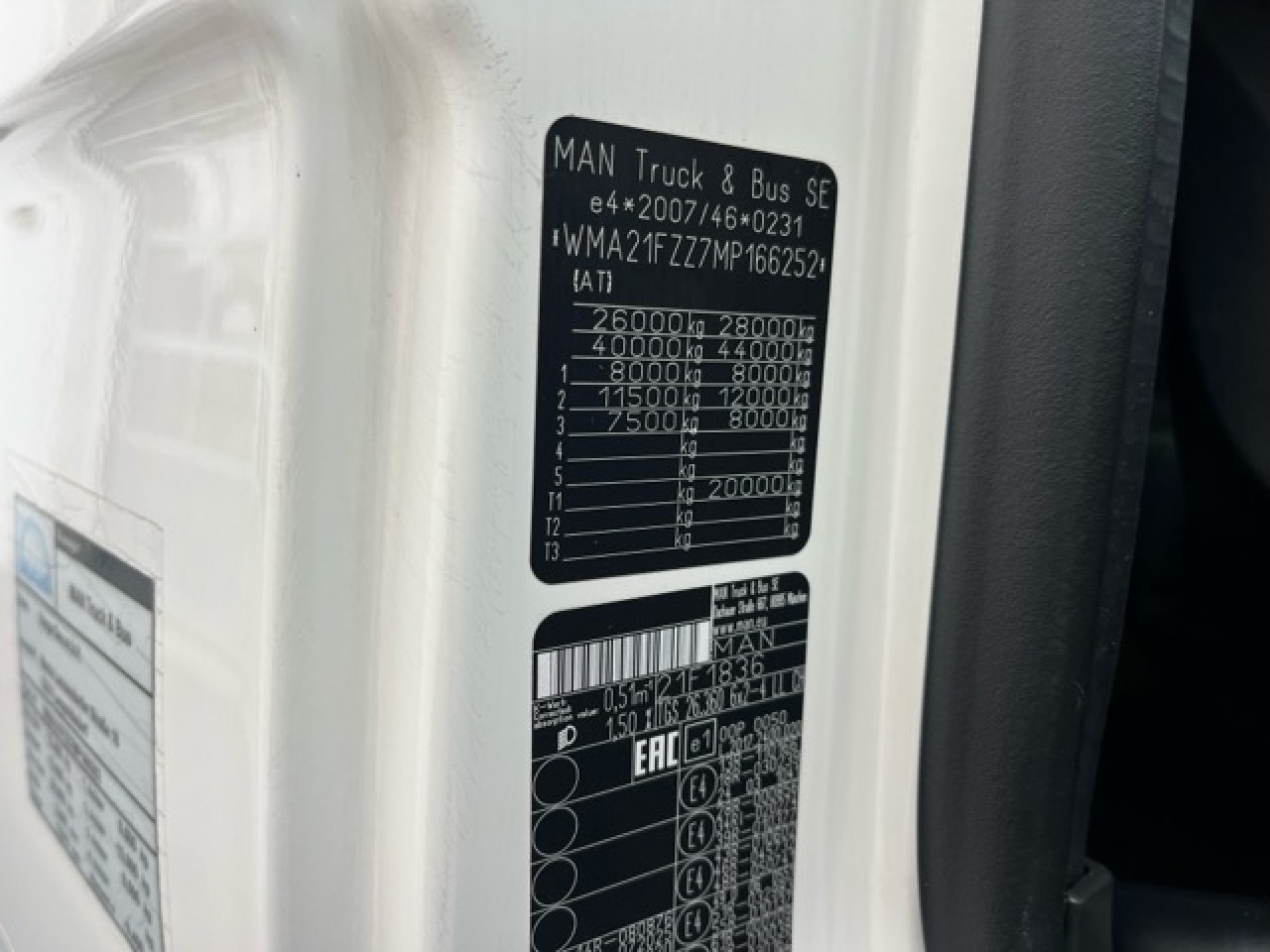 MAN TGS 26.360 6x2-4 LL Euro6 Klima AHK Luftfeder - Chassis vrachtwagen: afbeelding 5 MAN TGS 26.360 6x2-4 LL Euro6 Klima AHK Luftfeder - Chassis vrachtwagen: afbeelding 5