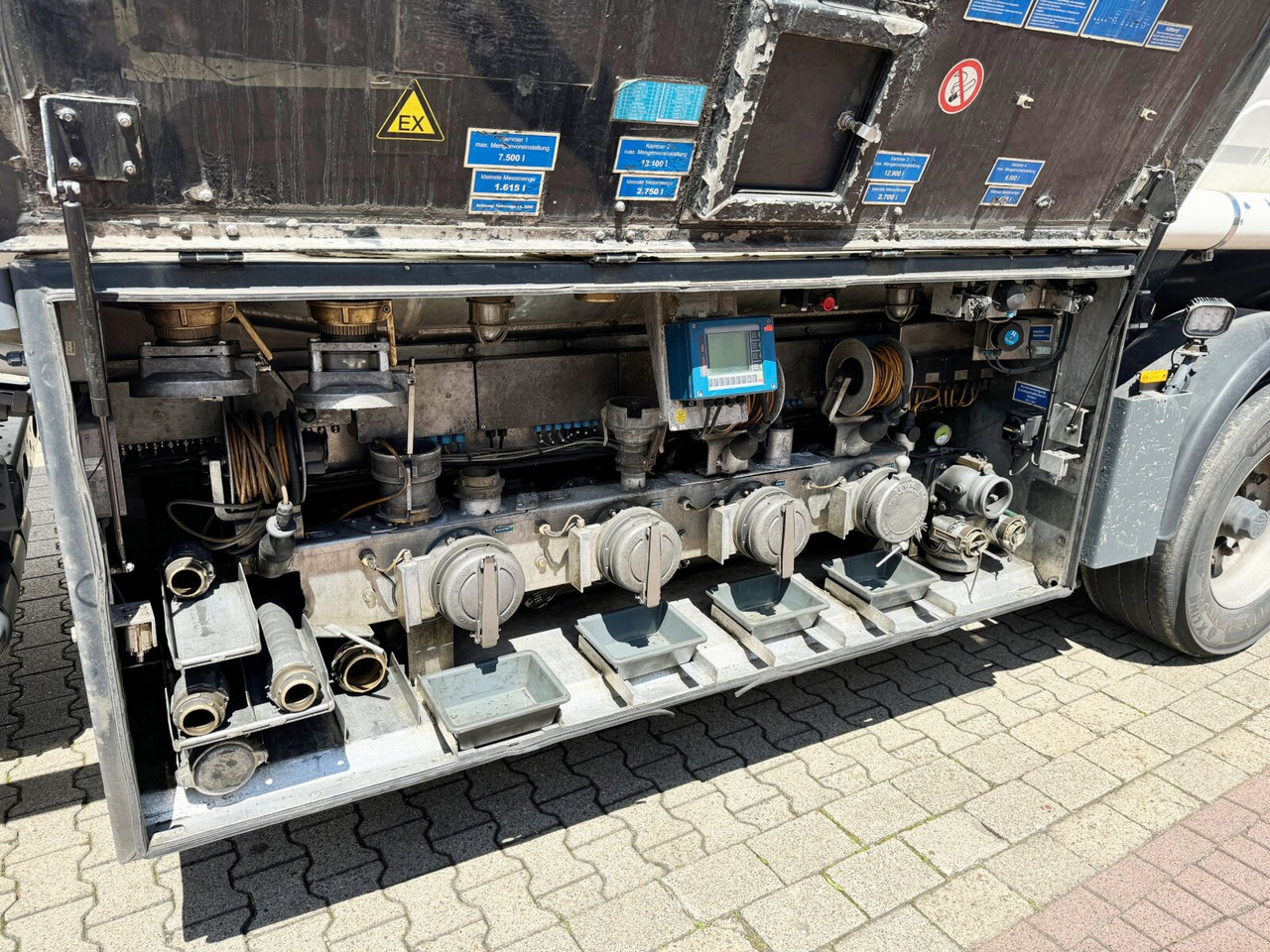 Tankoplegger Feldbinder TSA 44.3-4 TSA 44.3-4, Tankauflieger, 4 Kammern, 43300l: afbeelding 15