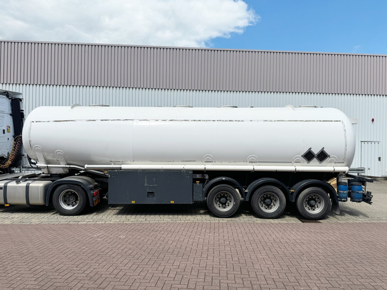 Tankoplegger Feldbinder TSA 44.3-4 TSA 44.3-4, Tankauflieger, 4 Kammern, 43300l: afbeelding 8