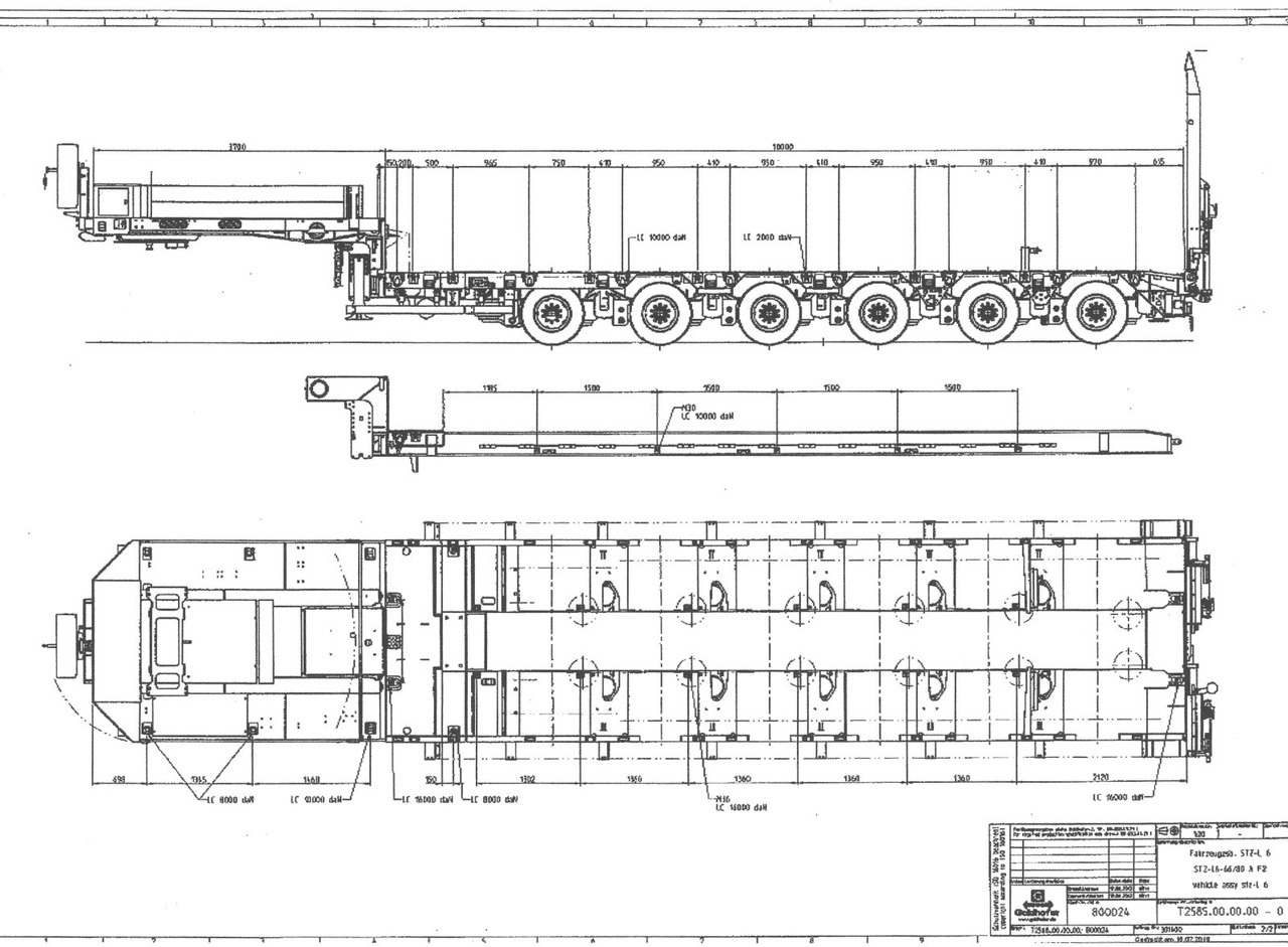Goldhofer STZ L 6-67/80 A STZ-L 6-67/80 A, 6 Achsen, 86.000kg Ges.-Gew. - Dieplader oplegger: afbeelding 4 Goldhofer STZ L 6-67/80 A STZ-L 6-67/80 A, 6 Achsen, 86.000kg Ges.-Gew. - Dieplader oplegger: afbeelding 4