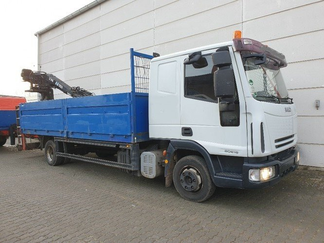 Kraanwagen, Vrachtwagen met open laadbak Iveco EuroCargo 80E 18 4x2 Euro Cargo ML 80 E 18, Hiab Kran 060-2: afbeelding 9