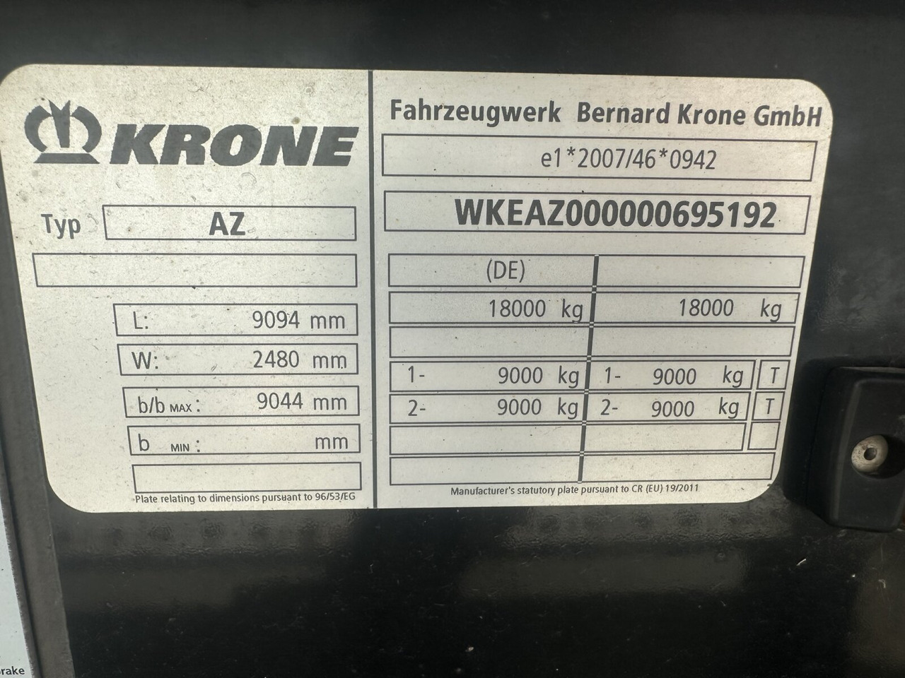 Krone AZW 18 AZW 18 - Containertransporter/ Wissellaadbak aanhangwagen: afbeelding 2 Krone AZW 18 AZW 18 - Containertransporter/ Wissellaadbak aanhangwagen: afbeelding 2
