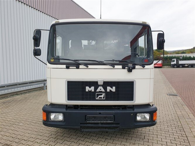 MAN 14.152 F 4x2 BB 14.152 F 4x2 BB mit Kran Hiab 060-2 - Haakarmsysteem vrachtwagen, Kraanwagen: afbeelding 3 MAN 14.152 F 4x2 BB 14.152 F 4x2 BB mit Kran Hiab 060-2 - Haakarmsysteem vrachtwagen, Kraanwagen: afbeelding 3