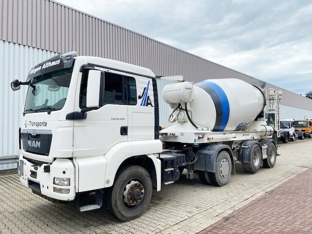 MAN TGS 18.400 4x4H BLS TGS 18.400 4x4H BLS + Auflieger KARRENA 10m³ Betonmischer - Betonmixer: afbeelding 1 MAN TGS 18.400 4x4H BLS TGS 18.400 4x4H BLS + Auflieger KARRENA 10m³ Betonmischer - Betonmixer: afbeelding 1