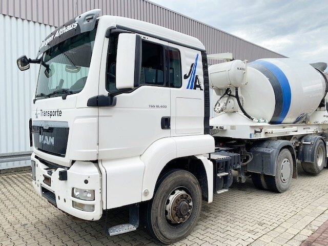 Betonmixer MAN TGS 18.400 4x4H BLS TGS 18.400 4x4H BLS + Auflieger KARRENA 10m³ Betonmischer: afbeelding 8