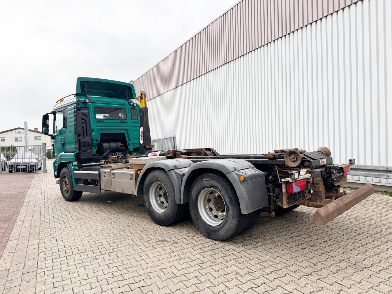 Haakarmsysteem vrachtwagen MAN TGS 26.480 6x4 BL TGS 26.480 6x4 BL, Motorabtrieb, Navi, Intarder, Hyva 20.60 S: afbeelding 12 Haakarmsysteem vrachtwagen MAN TGS 26.480 6x4 BL TGS 26.480 6x4 BL, Motorabtrieb, Navi, Intarder, Hyva 20.60 S: afbeelding 12
